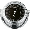 WEMPE Barometer 140mm Ø, hPa/mmHg (REGATTA Serie) Barometer verchromt mit Zifferblatt schwarz