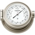 WEMPE Barometer 120mm Ø, hPa/mmHg (NAUTIK Serie) Barometer vernickelt mit Zifferblatt weiß
